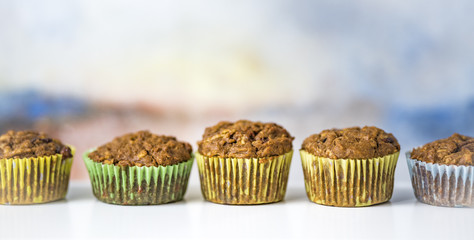 Homemade delicious healthy muffins