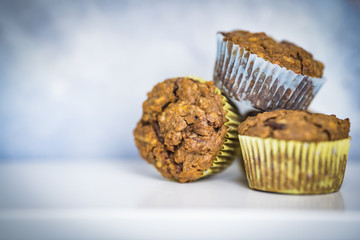 Homemade delicious healthy muffins
