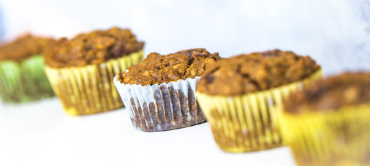 Homemade delicious healthy muffins