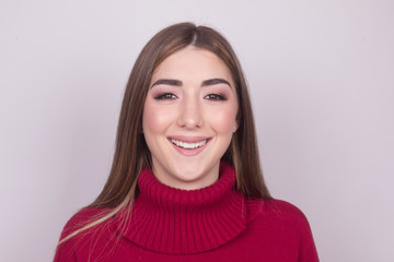 Fototapeta premium beauty portrait girl teen