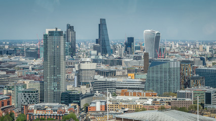 Fototapeta na wymiar City of London one of the leading centers of global finance