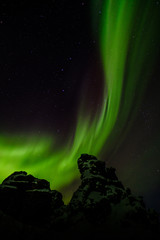 Nordlichter über Dimmuborgir 