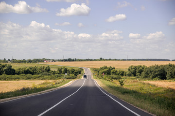 Fototapeta premium Empty asphalt road