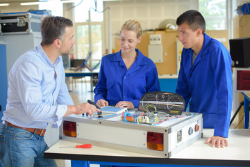 working with electricity