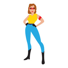 Superwoman cartoon character