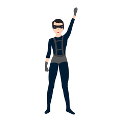 Superwoman cartoon character