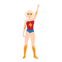 Superwoman cartoon character