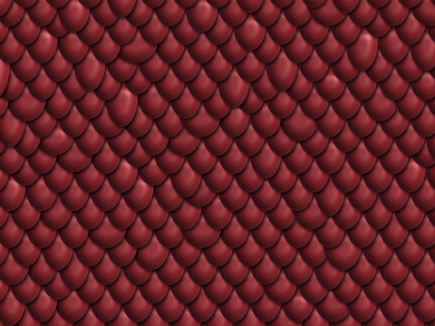 Red Dragon Scales Texture Background