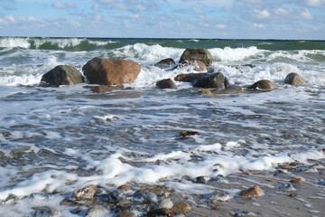 Brandung an der Ostsee