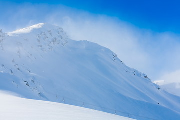 Mountain day winter. Elbrus
