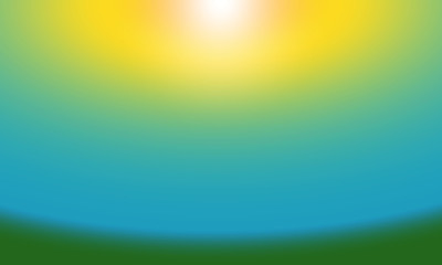 Background with sunrise shining. Vector graphic illustration.