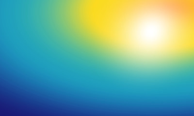 Background with sunrise shining. Vector graphic illustration.