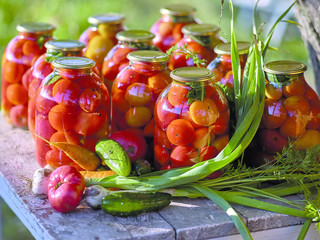 harvesting for the winter