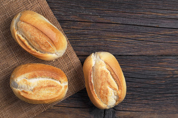 Loaves of small bread