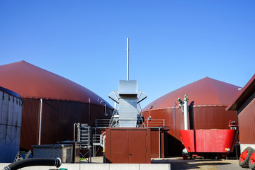 Erneuerbare Energie, Generator mit Biogasanlage