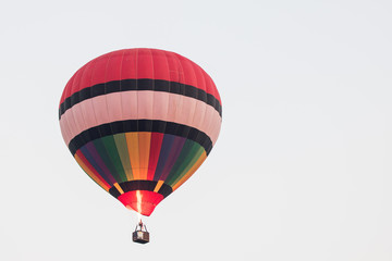 Colorful hot air balloon.