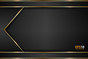 black vector background