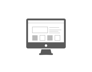 Graphics design, web design, software design icon