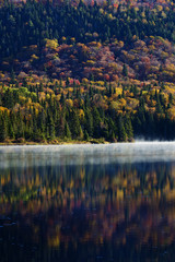 Fall season in Mont Tremblant National Park, Canada