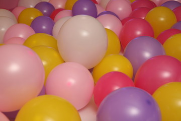 Fototapeta na wymiar Heap of balloons