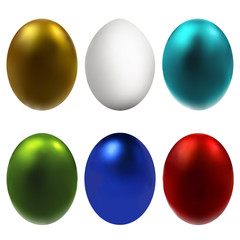 Graphic illustration with Easter eggs 1