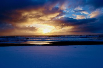 Coucher de soleil - Islande