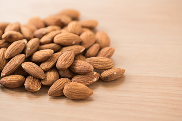 raw natural whole almonds
