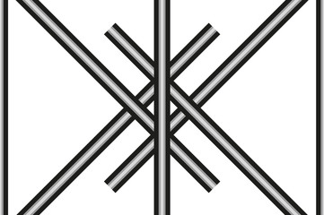 Geometric pattern in repeat. Fabric print. Seamless background, mosaic ornament, ethnic style