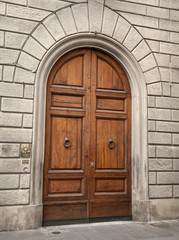 Wooden door