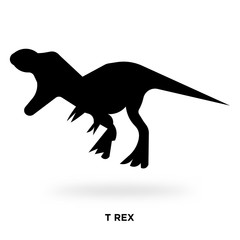t rex silhouette