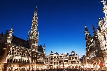 Fototapeta na wymiar The Grand Place in Brussels, Belgium