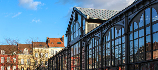 Lille (France) / Marché couvert de Wazemmes