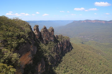 Fototapeta na wymiar Three Sisters - Blue Mountains-Australien