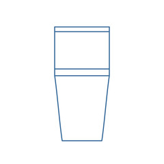 All In One Coffee Maker Vector Line Icon