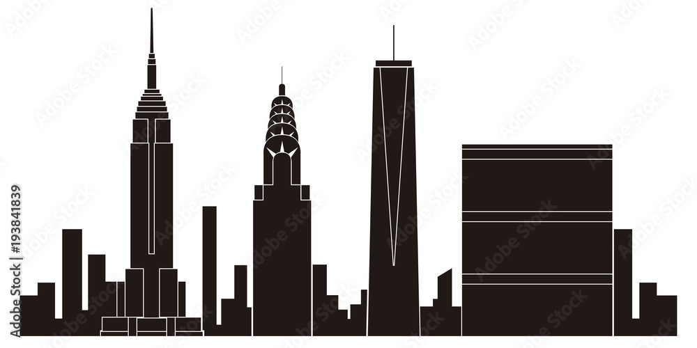 Wall mural new york cityscape