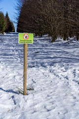 hohes Venn als Naherholungsgebiet im Winter