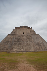 Majestic ruins Maya city in Uxmal,Mexico.