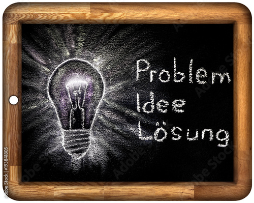 Alte Schultafel Problemlosung Stock Photo And Royalty Free