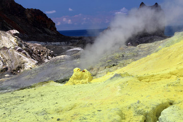 Schwefel Fumarole- White Island