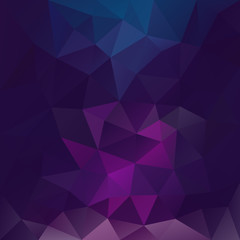 Fototapeta premium vector abstract irregular polygonal square background - triangle low poly pattern - dark purple, ultra violet and lavender color