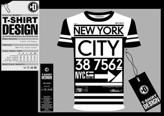 Stock Vector Illustration: T-Shirt Design / Print Design