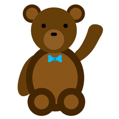 Naklejka premium Cute teddy bear