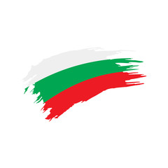 Bulgaria flag, vector illustration