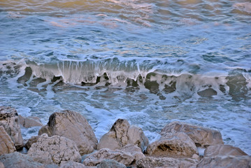 seaside in winter