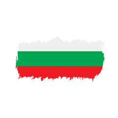 Bulgaria flag, vector illustration