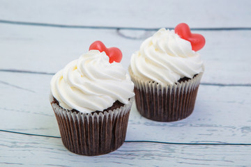 fruitcake with a heart