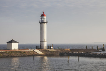 Hellevoetsluis Lighthouse in Netherlands