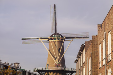 Windmill in Hellevoetsluis