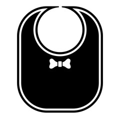 Baby bib icon