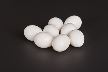 white eggs